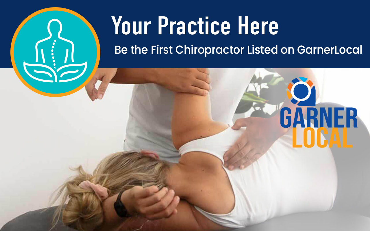 Professional chiropractic adjustment at a Garner clinic.